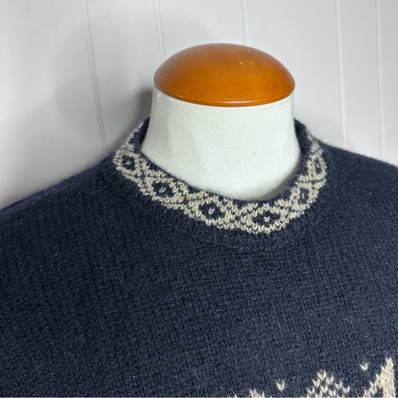 Demetre Snowflake Ski Winter Wool Knit Swetaer - Picture 5 of 9